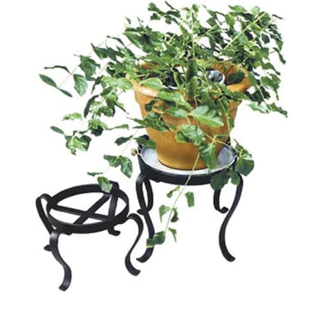 Achla Designs Achla FB-02 Patio Flowerpot Stand 12 in. H - Black FB-02